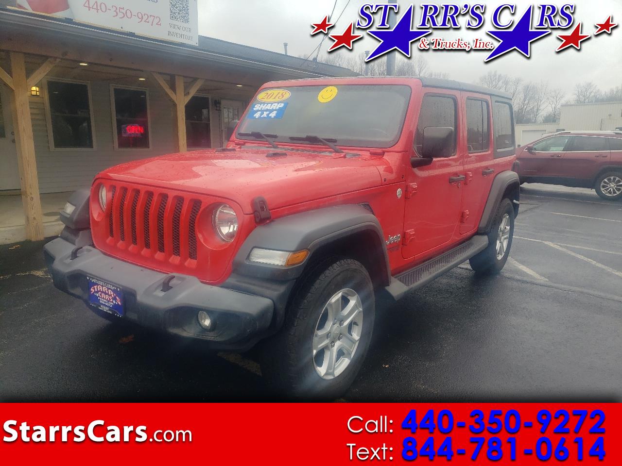 2018 Jeep Wrangler Unlimited Sport S 4x4