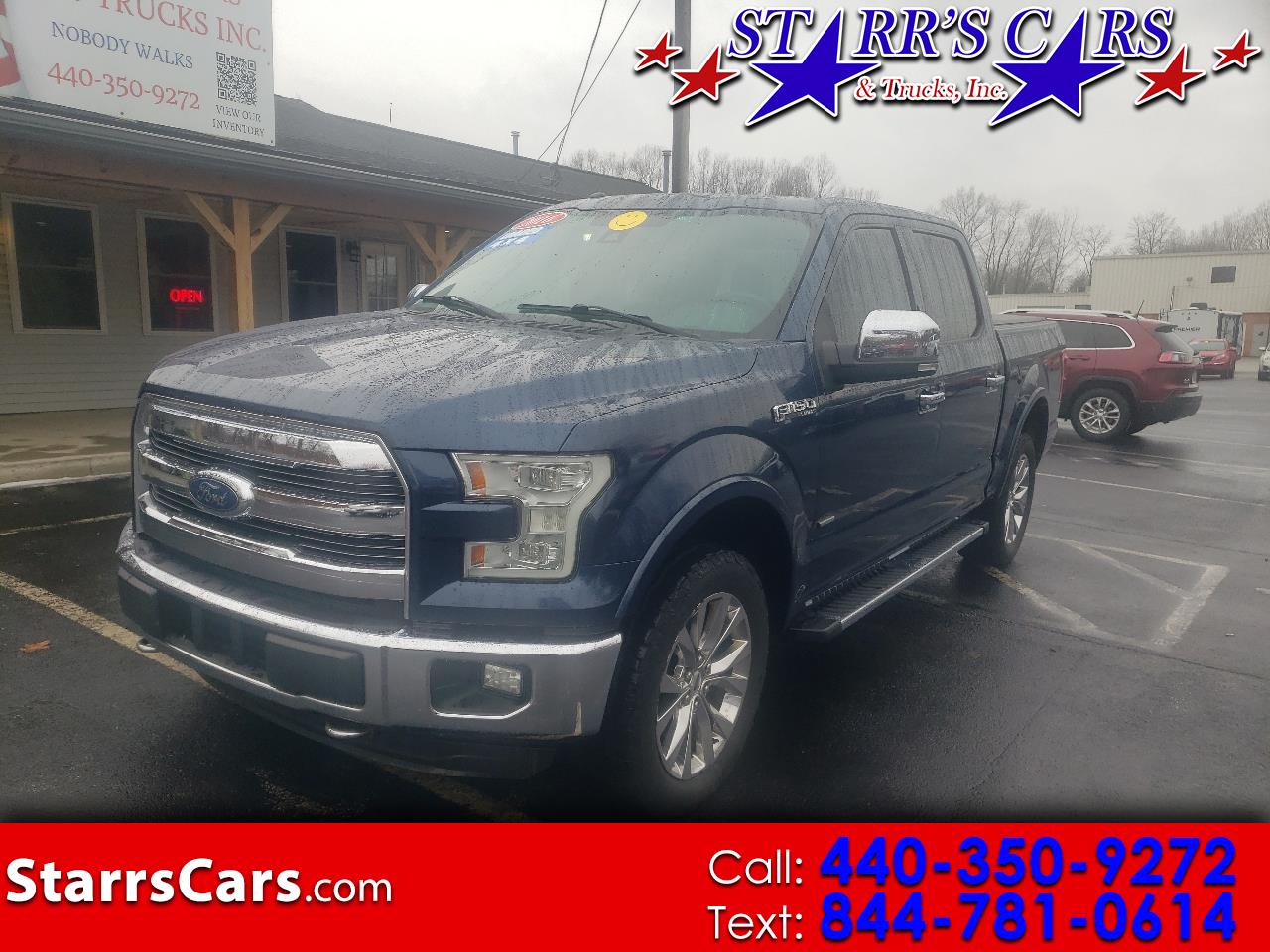 2016 Ford F-150 4WD SuperCrew 145" Lariat