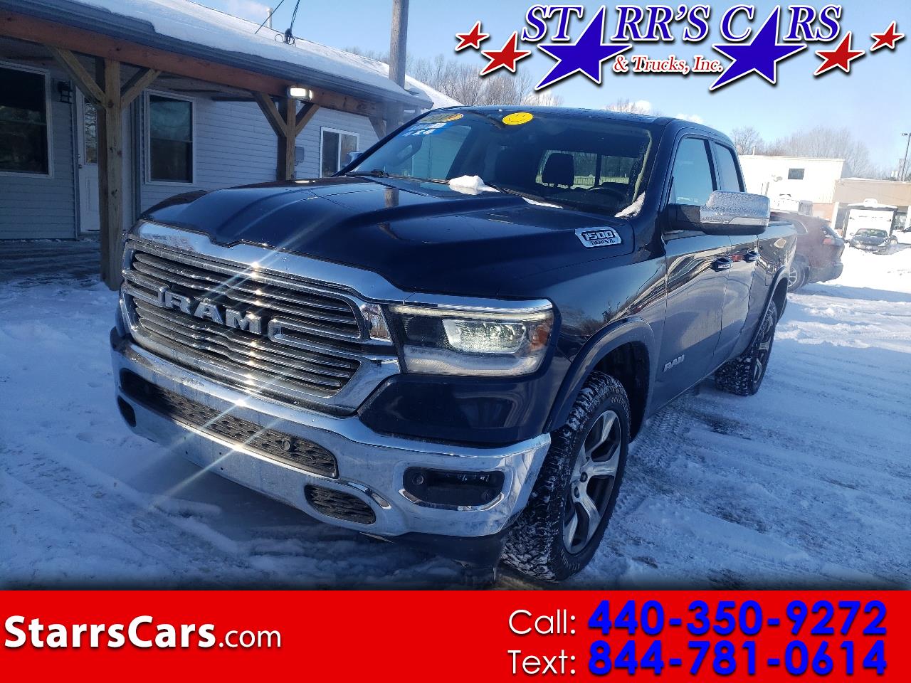 2019 RAM 1500 Laramie 4x4 Quad Cab 6'4" Box