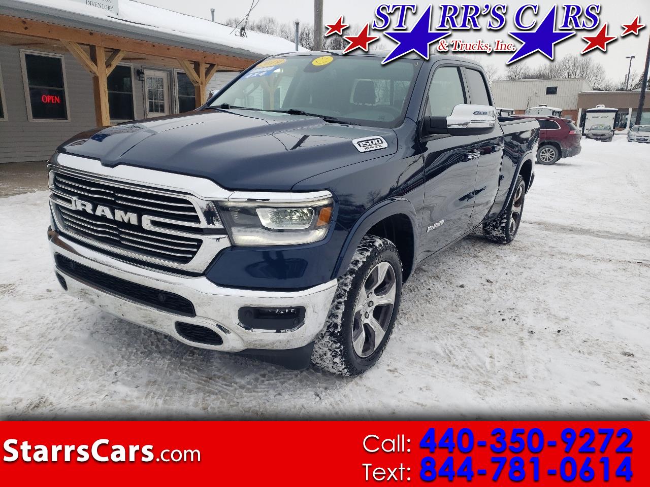2019 RAM 1500 Laramie 4x4 Quad Cab 6'4" Box