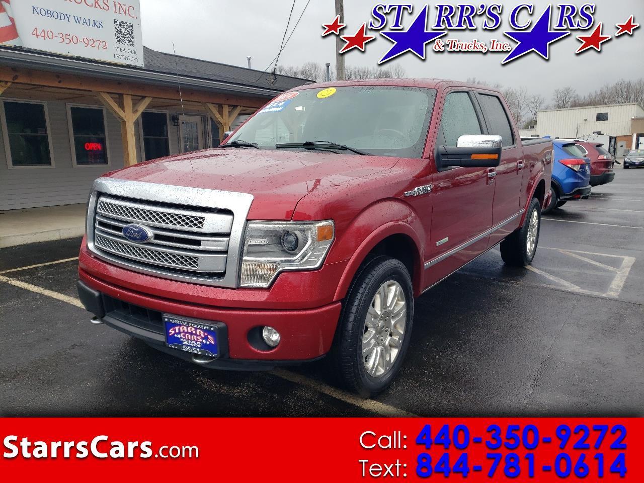 2014 Ford F-150 4WD SuperCrew 145" Platinum