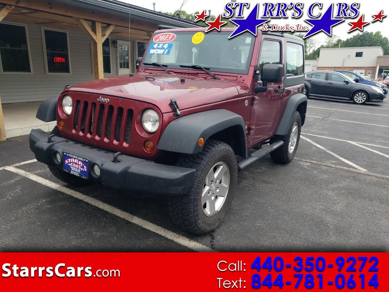 Jeep Wrangler 4WD 2dr Sport 2013