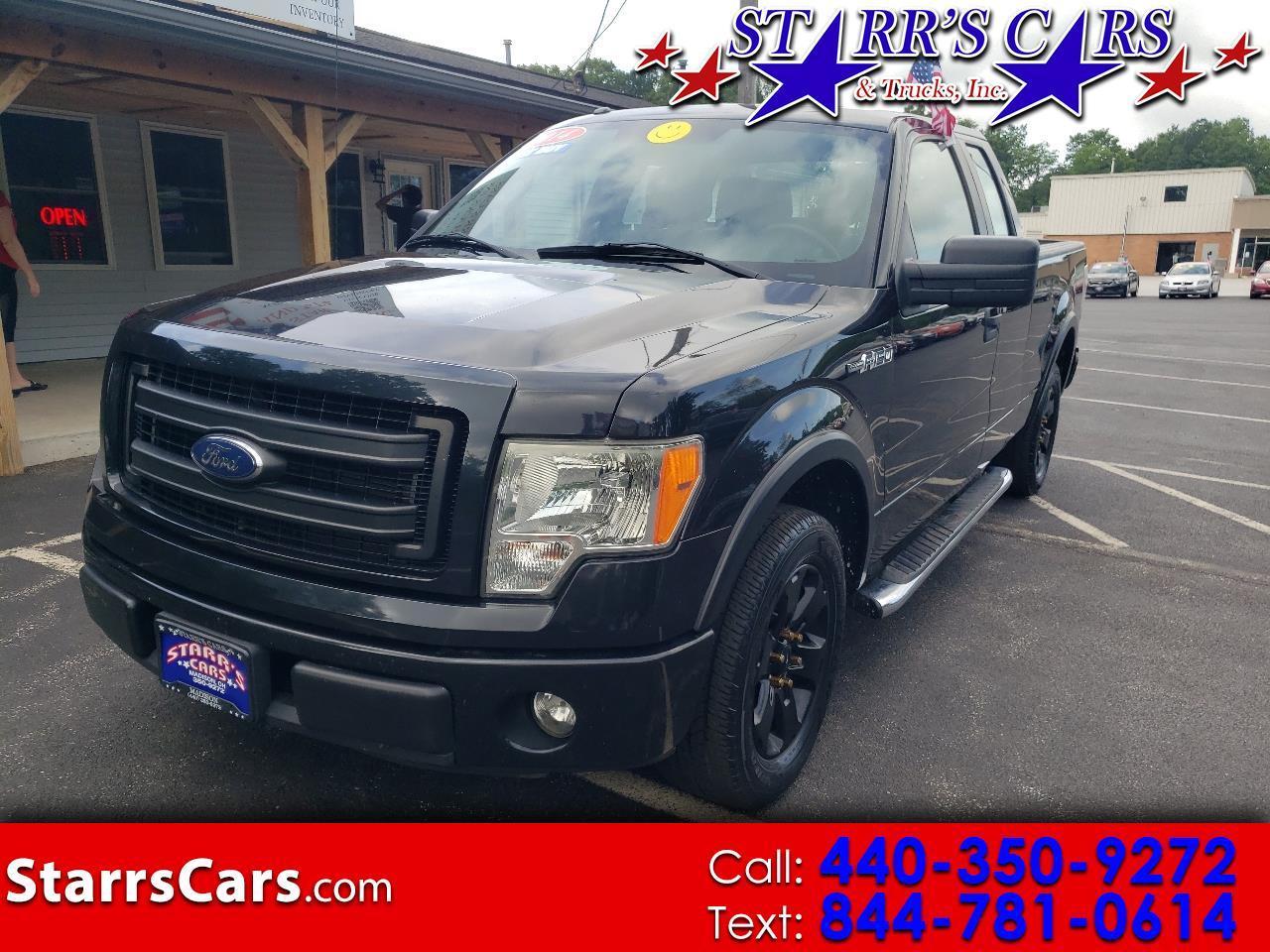 Black 2014 Ford F-150 STX SuperCab Pickup Truck 4X2 6-Speed Automatic