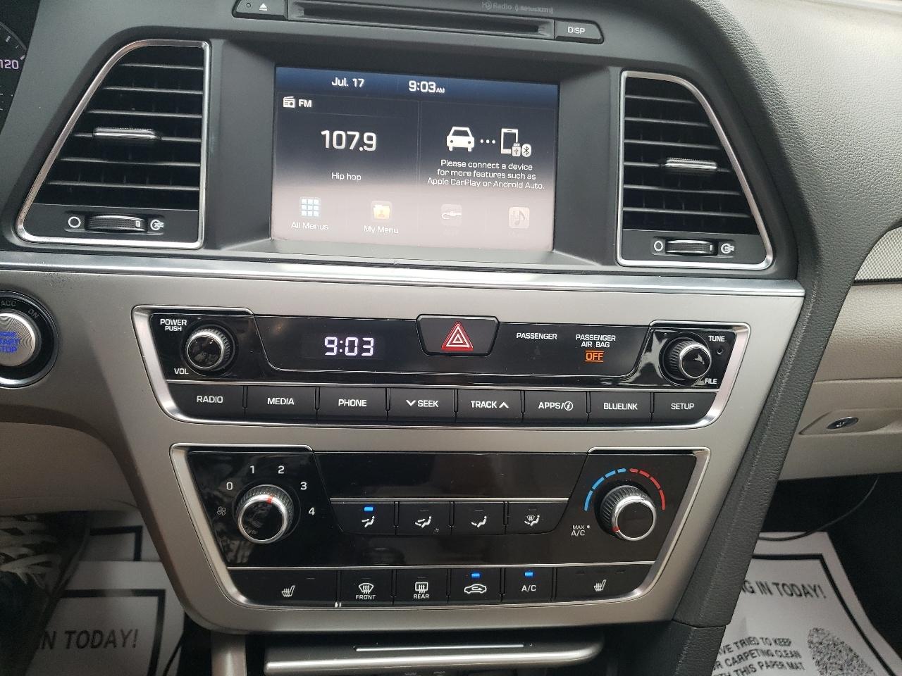 Hyundai Sonata Sport 2.4L PZEV 2017