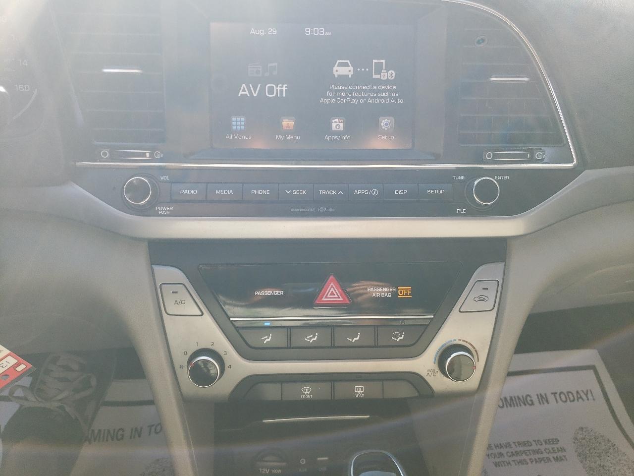 Hyundai Elantra SEL 2.0L Auto (Alabama) 2018