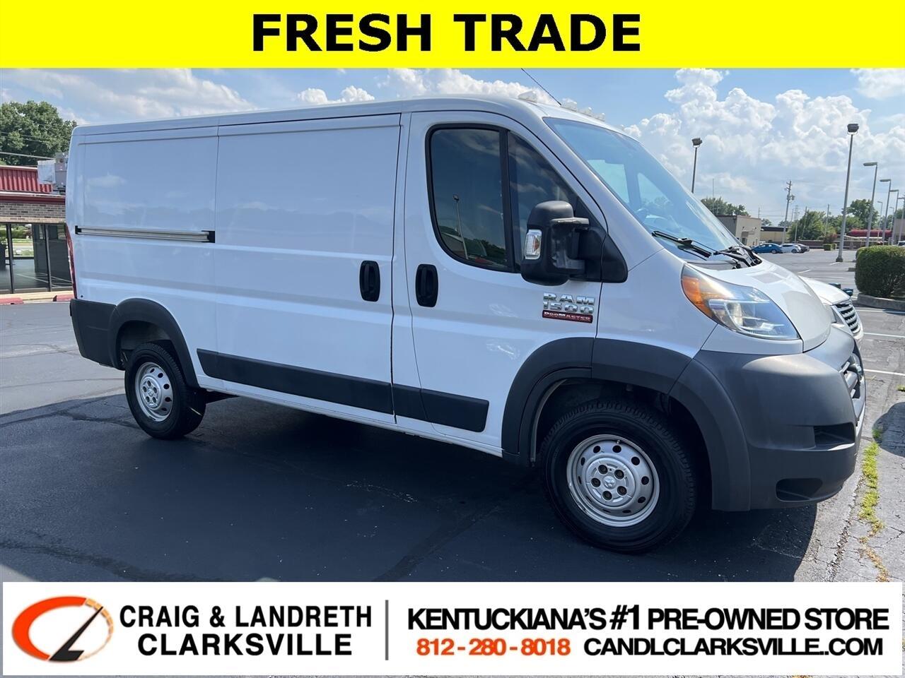 Used 2015 RAM ProMaster Cargo Van Low Roof for Sale in Clarksville IN
