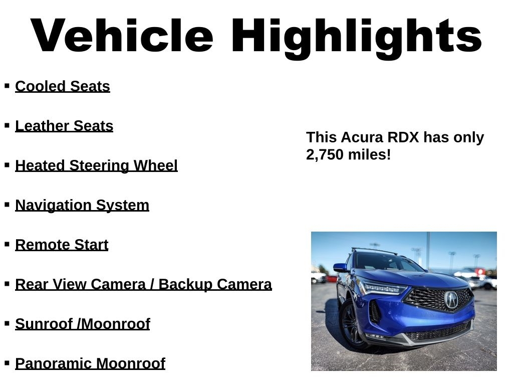 Acura RDX SH-AWD w/A-Spec Package 2024 Acura RDX SH-AWD w/A-Spec Package 2024