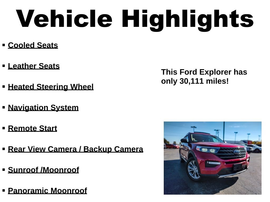 Ford Explorer XLT 4WD 2021 Ford Explorer XLT 4WD 2021