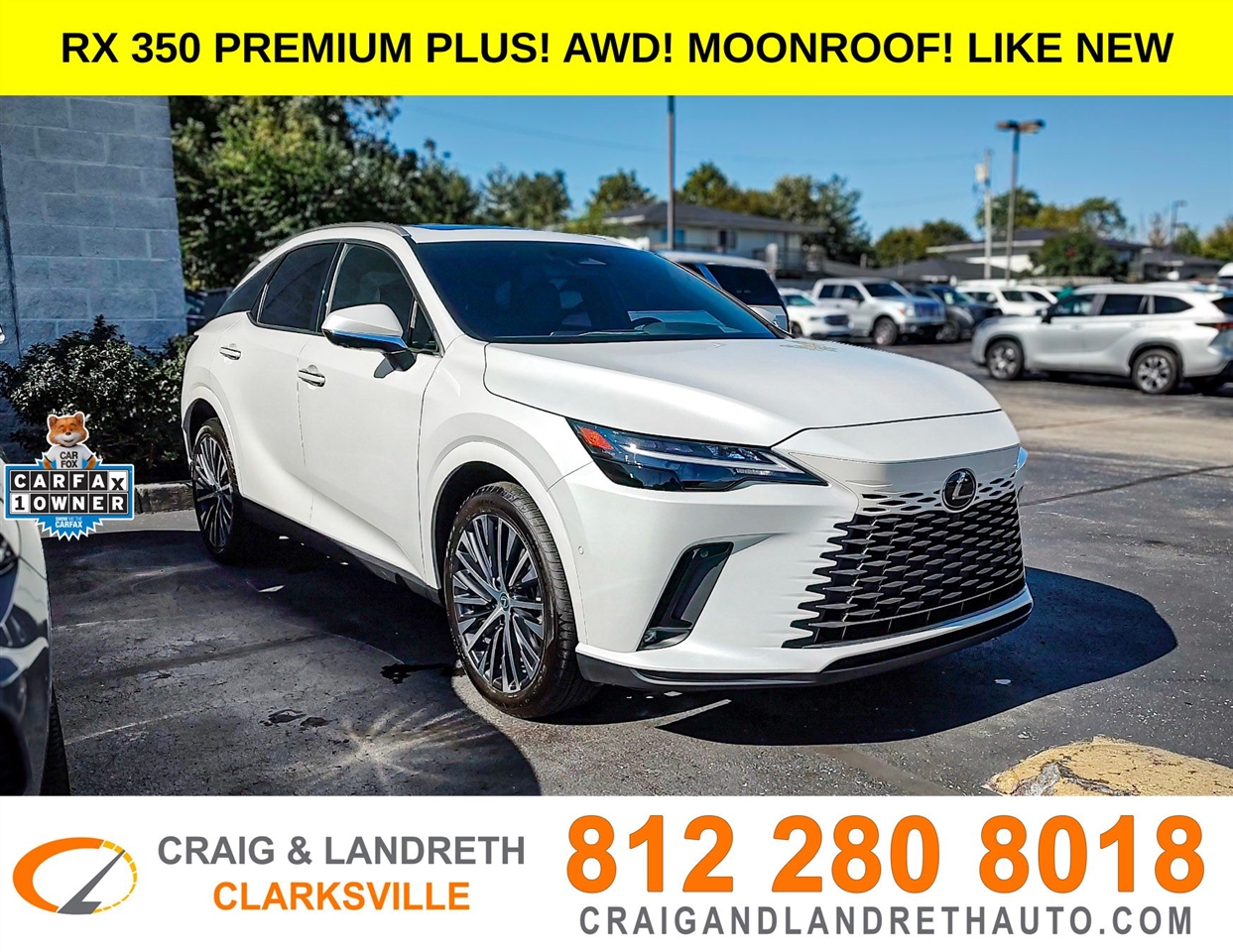 2024 Lexus RX 350 Premium Plus AWD