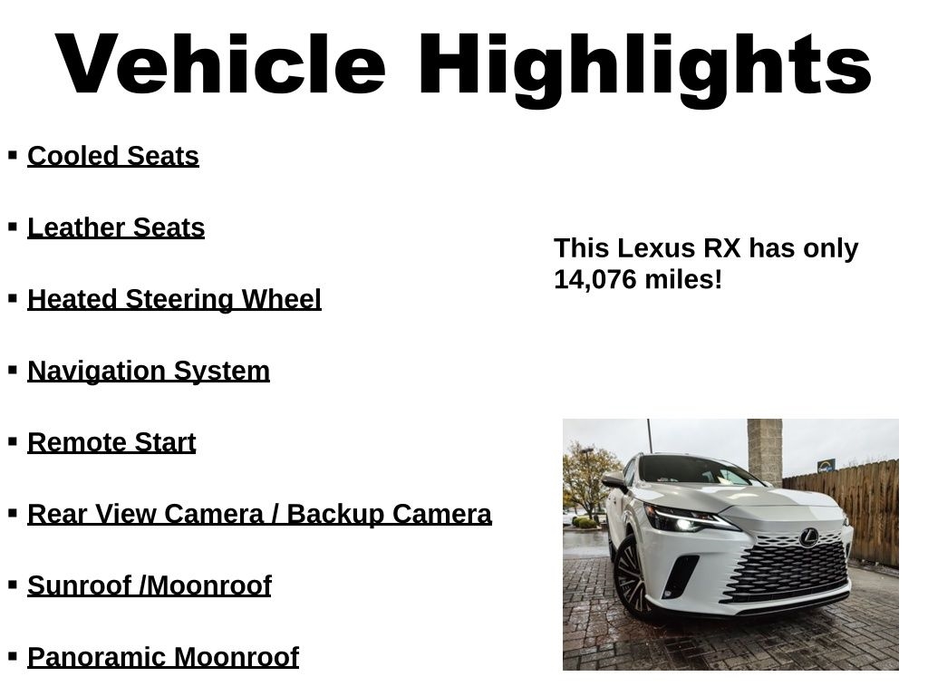 Lexus RX 350  2024 Lexus RX 350  2024