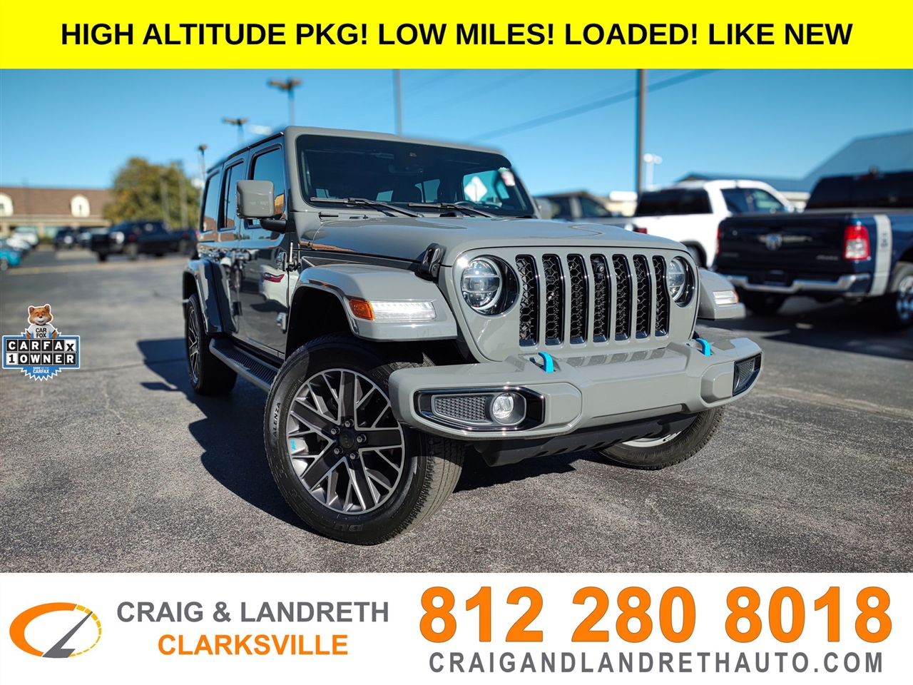 2022 Jeep Wrangler Unlimited High Altitude 4XE