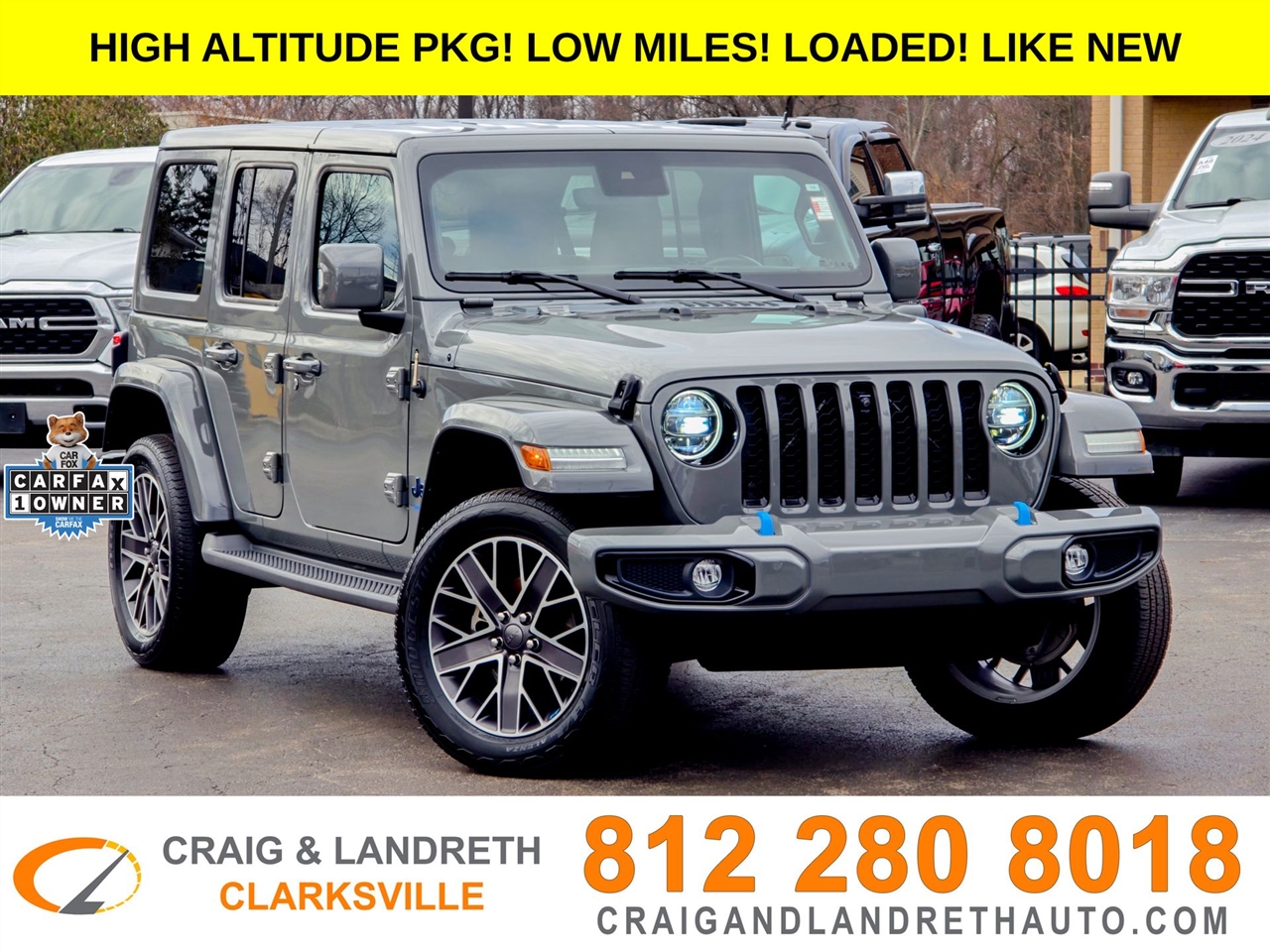 2022 Jeep Wrangler Unlimited Sahara High Altitude 4xe