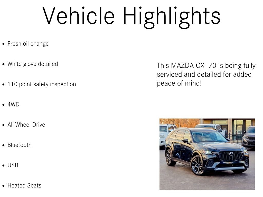 Mazda CX-70 PHEV Premium Package AWD 2025