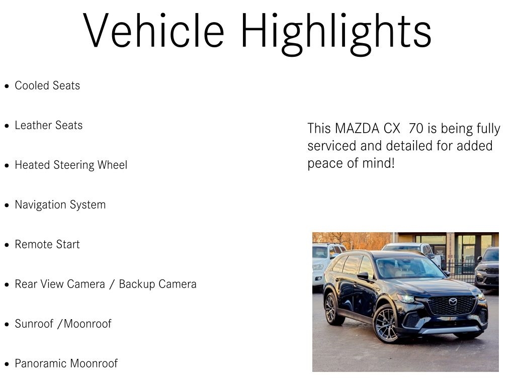 Mazda CX-70 PHEV Premium Package AWD 2025