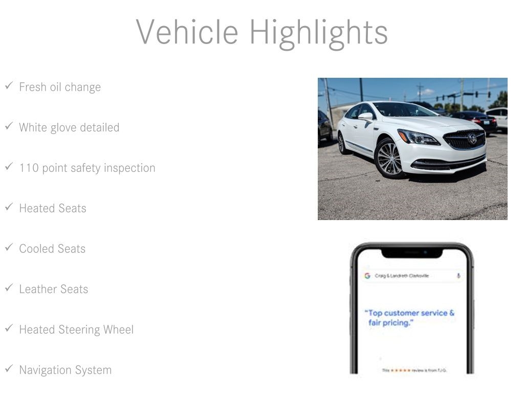 Buick LaCrosse  2017 Buick LaCrosse  2017