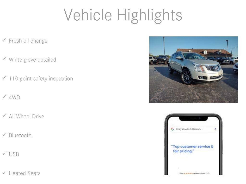 Cadillac SRX  2015 Cadillac SRX  2015