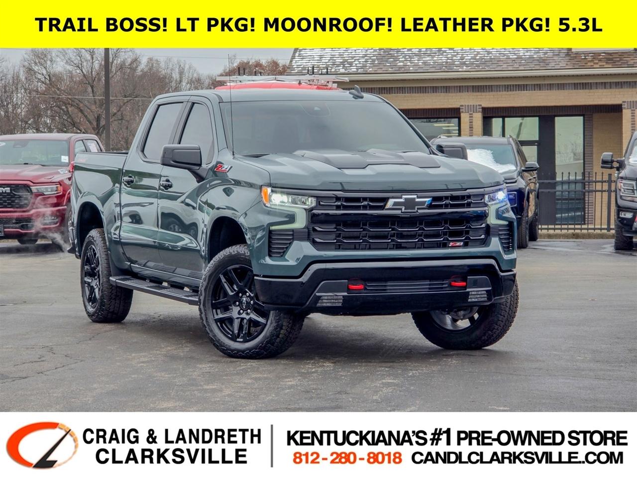 2026 Chevrolet Silverado 1500 LT Trail Boss Z71 4WD 2LT w/ Leather & Sunroof