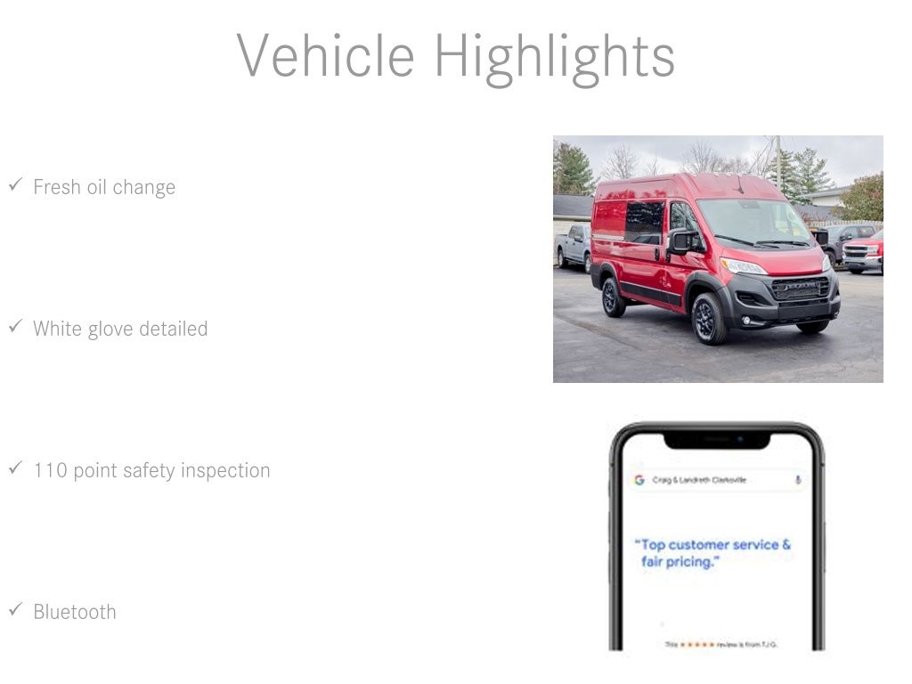 RAM ProMaster Cargo Van  2023