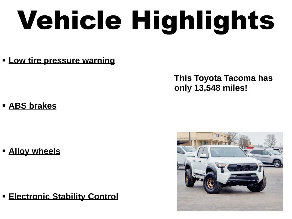 Toyota Tacoma 4WD  2024