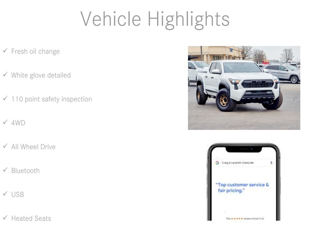 Toyota Tacoma 4WD  2024