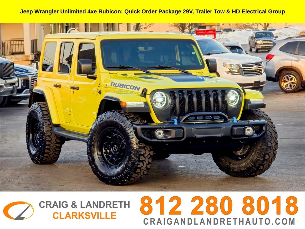 2022 Jeep Wrangler Unlimited Rubicon 4xe 4WD