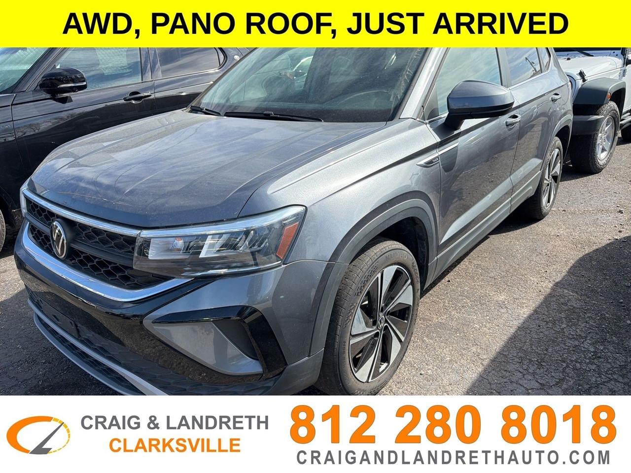 2024 Volkswagen Taos 1.5T SE AWD w/ Pano Roof