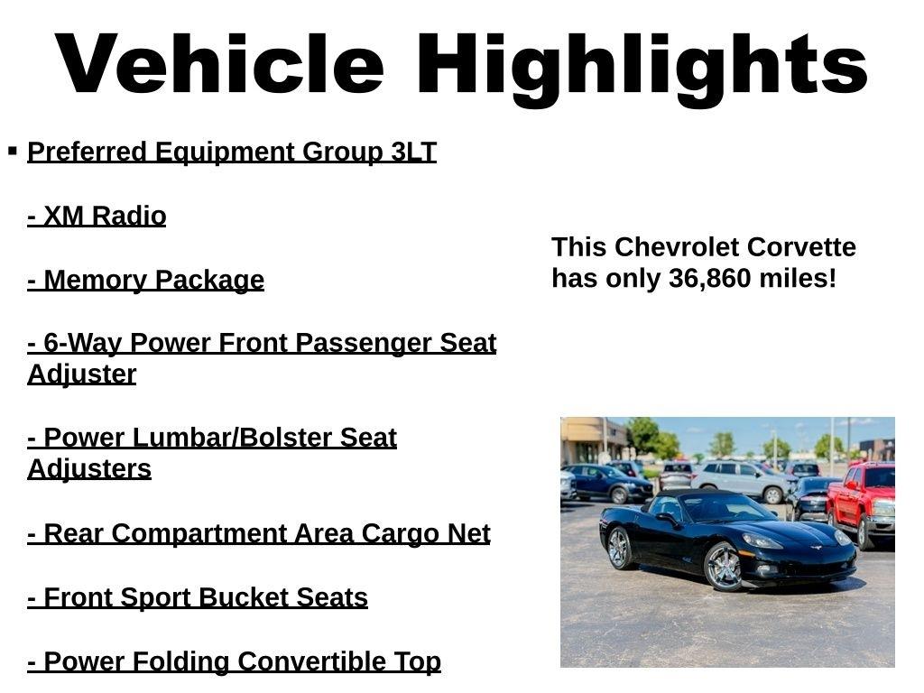 Chevrolet Corvette 3LT Convertible 2010