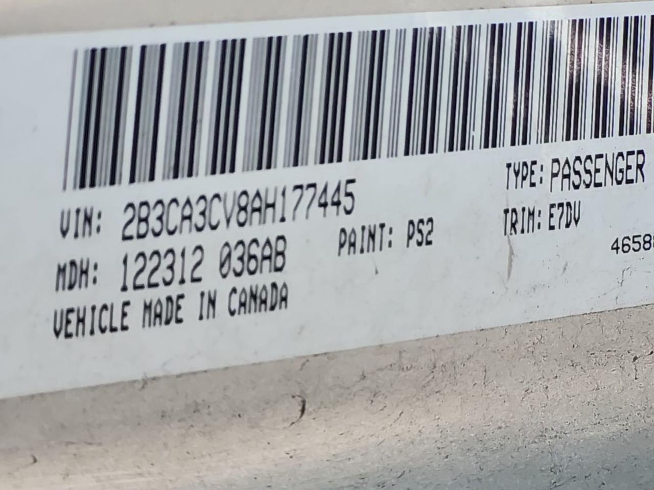 Dodge Charger 4dr Sdn SXT RWD 2010