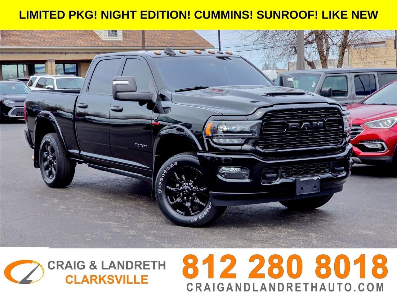 2023 RAM 2500 Limited 4WD Crew Cab Night Edition Cummins Diesel