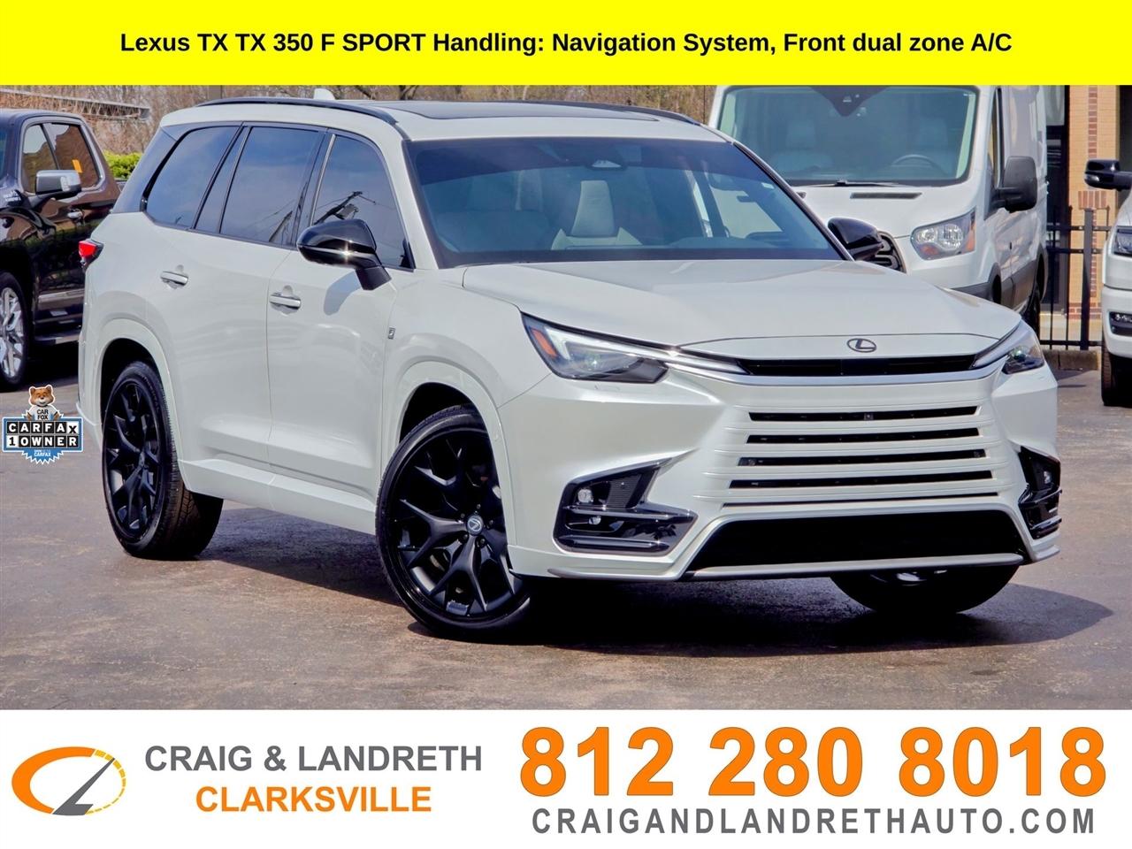 2026 Lexus TX 350 F SPORT Handling AWD