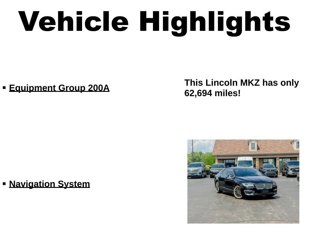 Lincoln MKZ  2019