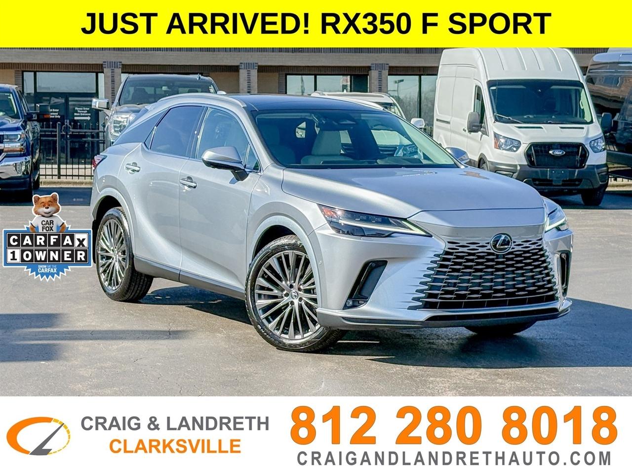 2024 Lexus RX 350 F Sport Handling