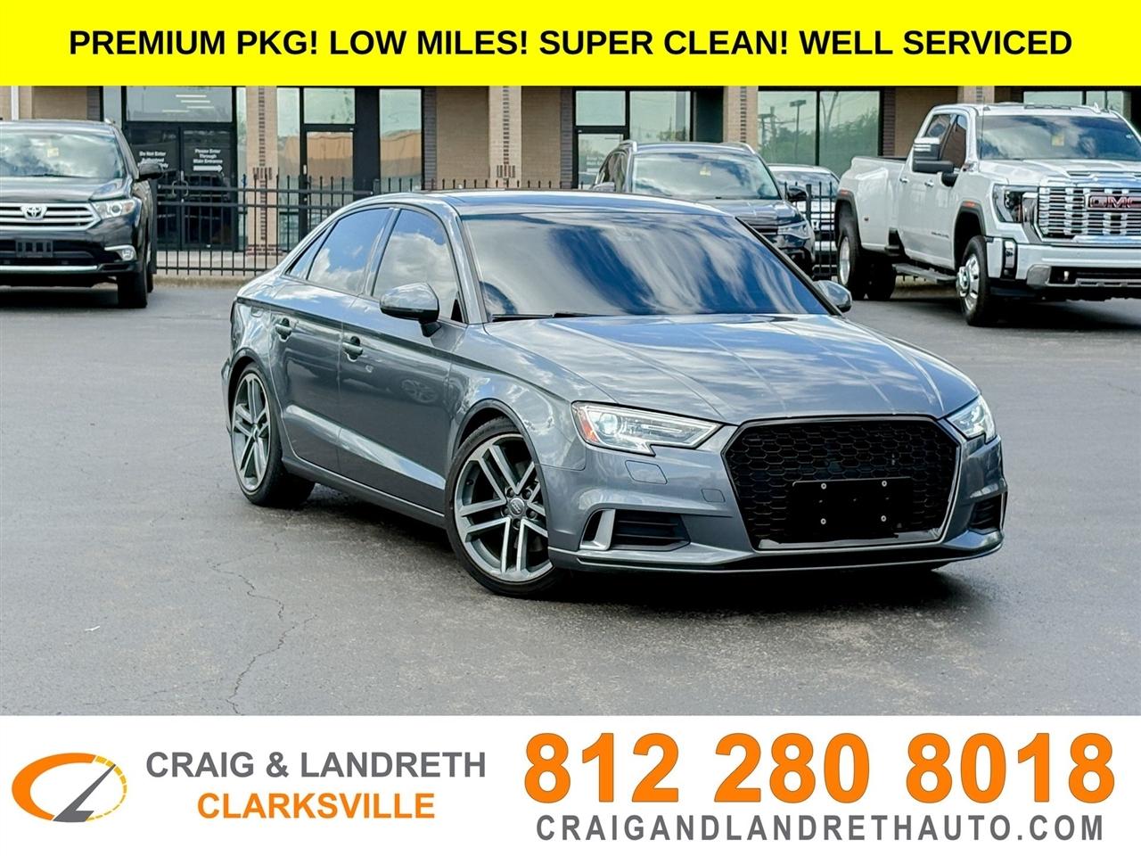 2017 Audi A3 Sedan 2.0T Premium FrontTrak