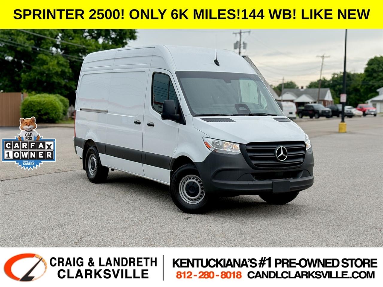 2025 Mercedes-Benz Sprinter Cargo Van 2500 High Roof I4 Diesel 144"