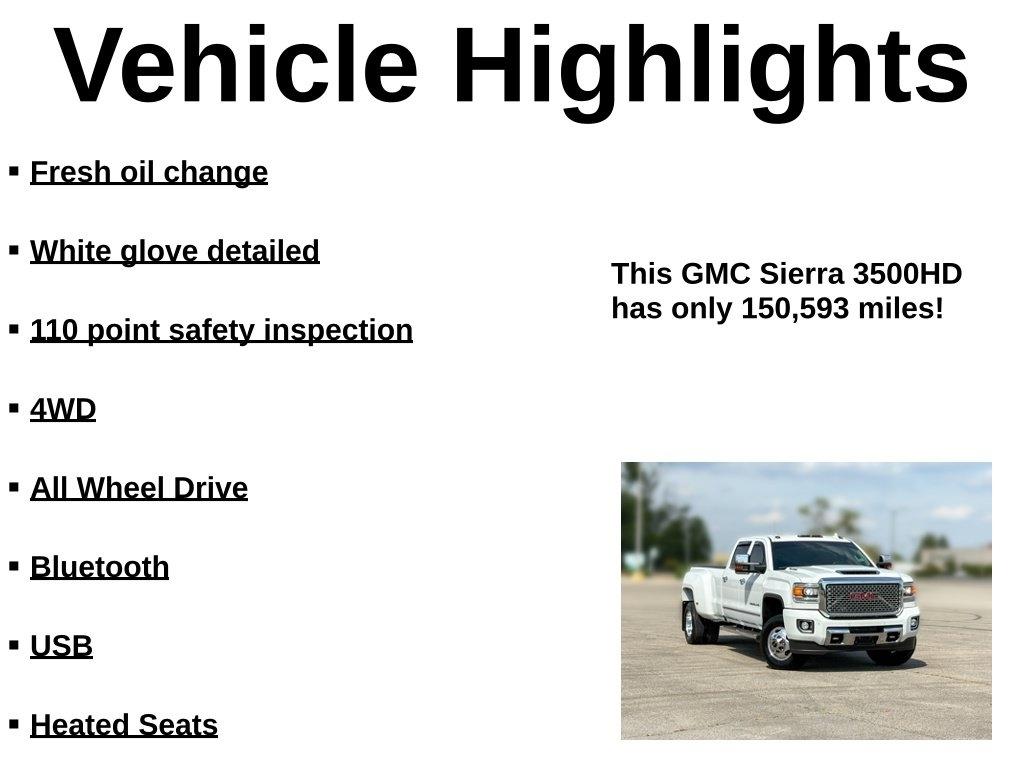 GMC Sierra 3500HD Denali Crew Cab 4WD 2017