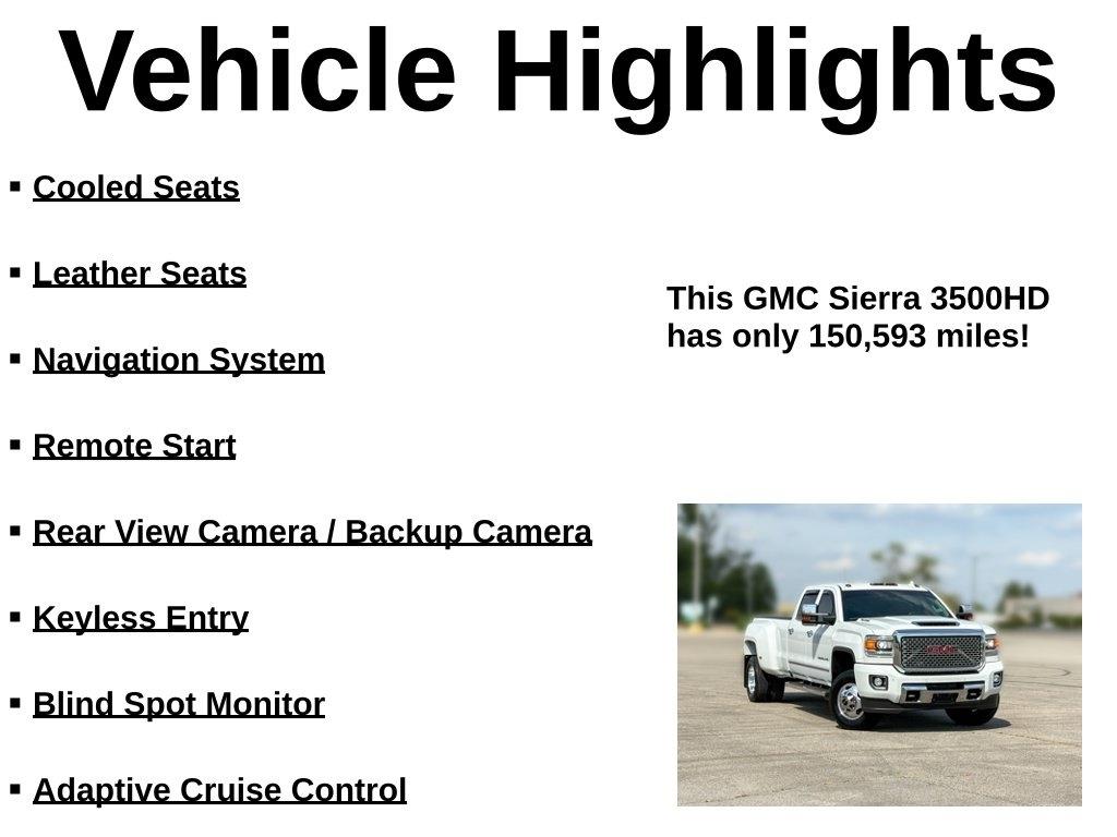 GMC Sierra 3500HD Denali Crew Cab 4WD 2017