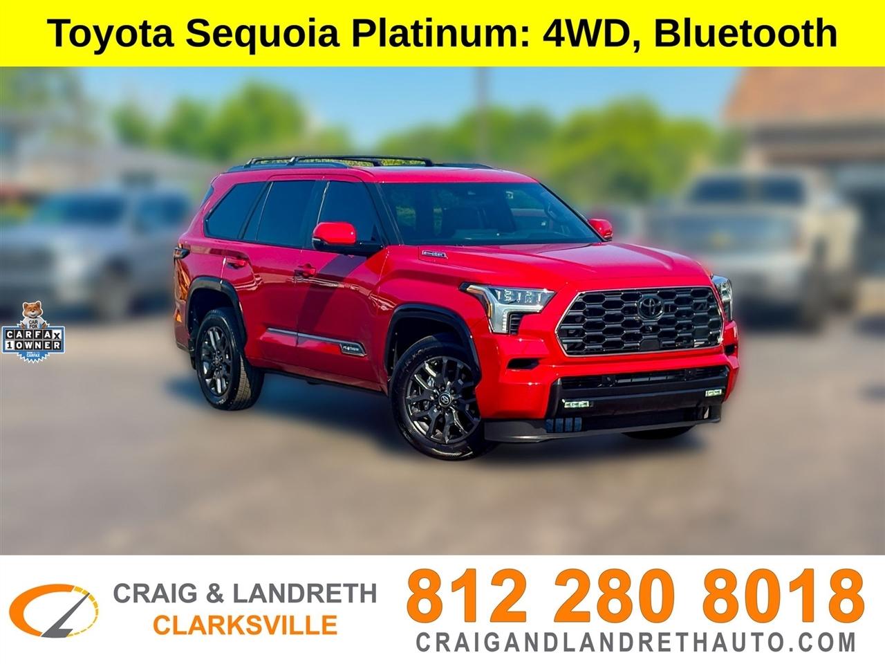 2025 Toyota Sequoia Plantium 4WD