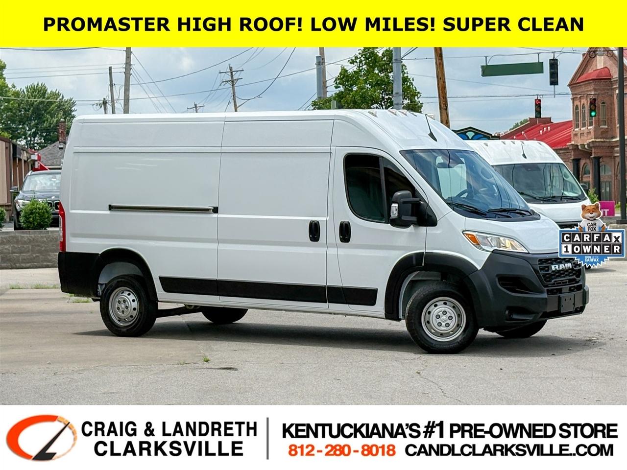 2023 RAM ProMaster Cargo Van High Roof