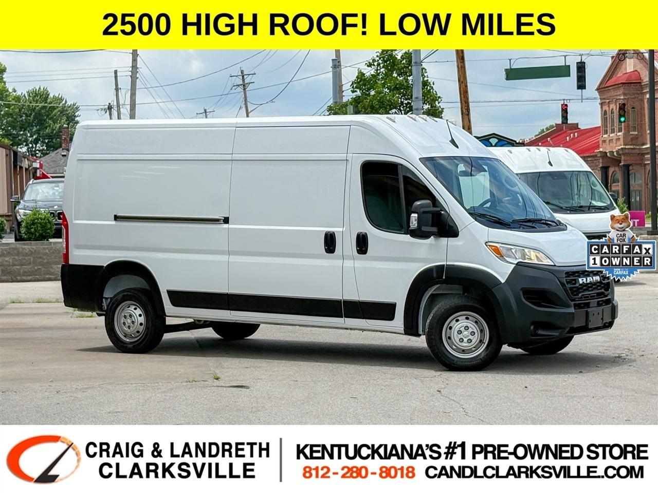 2023 RAM ProMaster Cargo Van High Roof