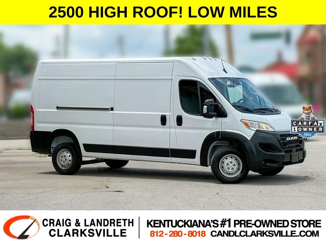 2023 RAM ProMaster Cargo Van High Roof