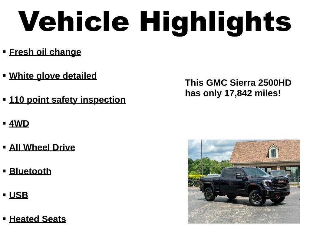 GMC Sierra 2500HD AT4X Crew Cab 4WD 2024