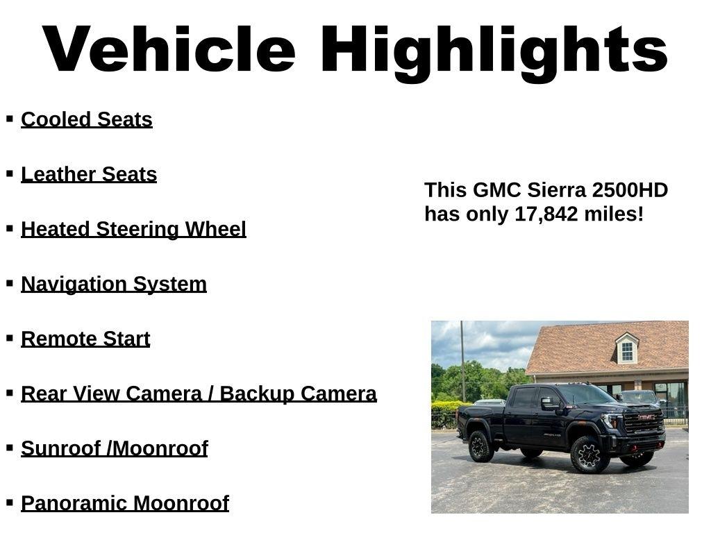 GMC Sierra 2500HD AT4X Crew Cab 4WD 2024