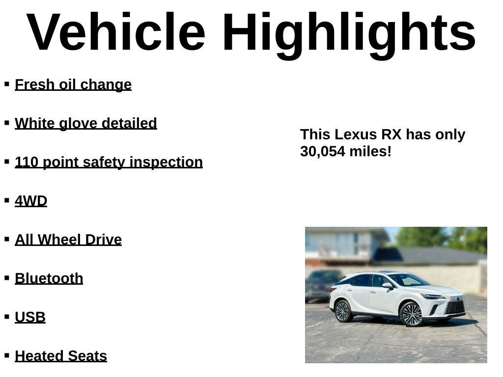 Lexus RX 350  2023