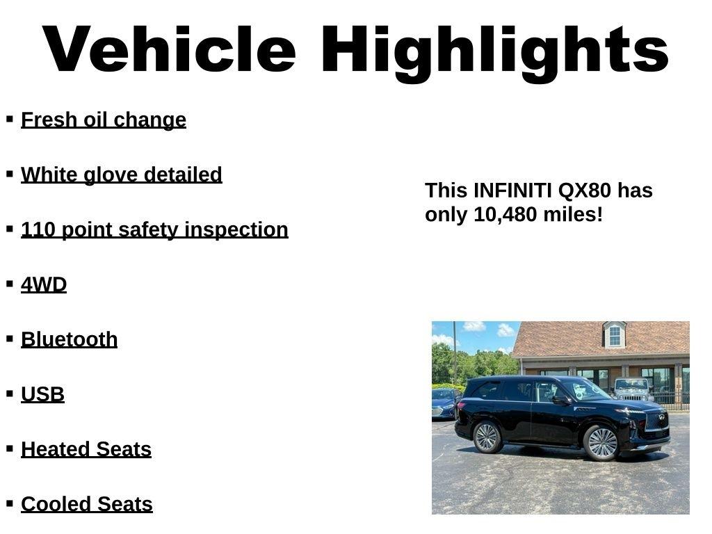 Infiniti QX80 LUXE 4WD 2025