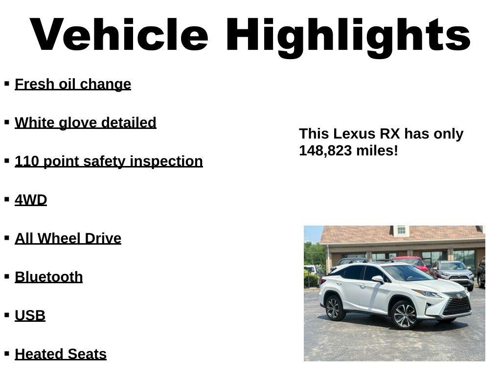 Lexus RX 350  2018