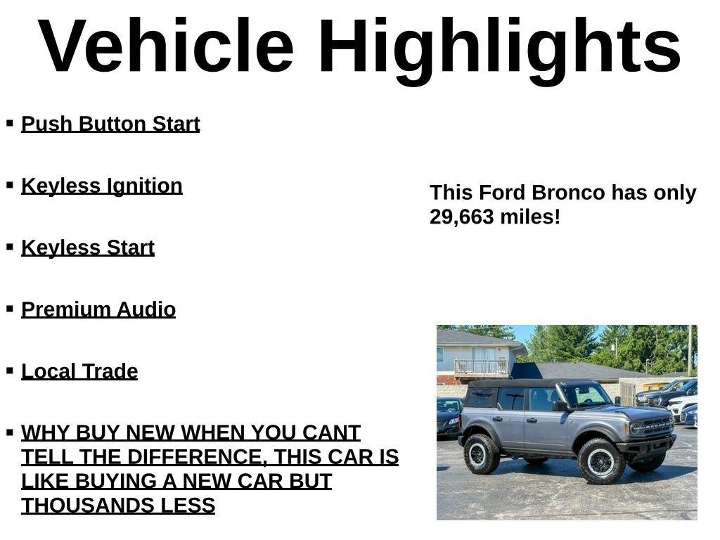 Ford Bronco Big Bend 4 Door Advanced 4x4 2023