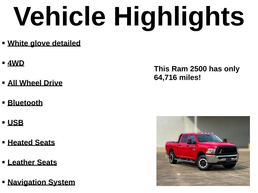 RAM 2500  2018
