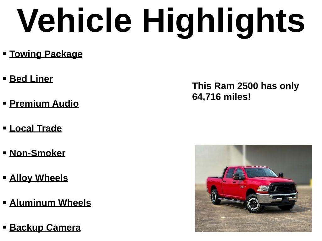 RAM 2500  2018