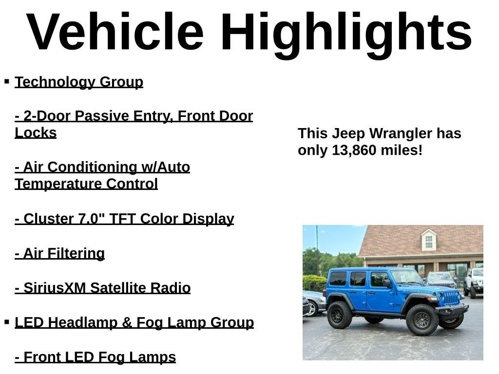 Jeep Wrangler Unlimited High Tide 4x4 2023