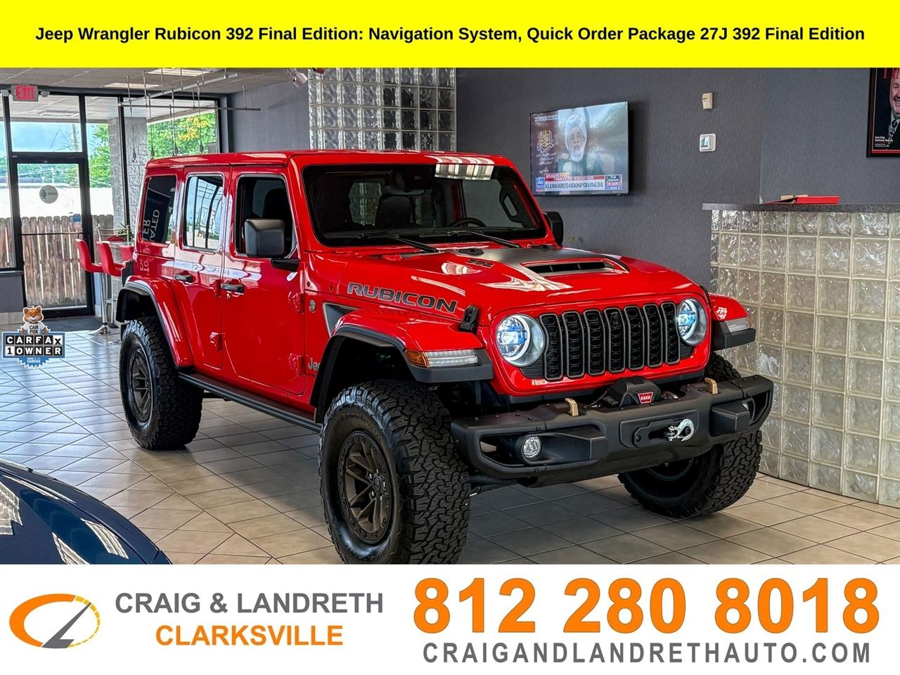 2025 Jeep Wrangler Rubicon 392 4WD